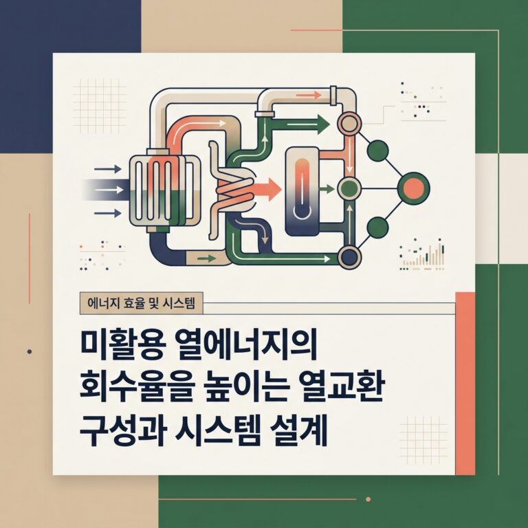 ai thumbnail branding 미활용 열에너지의 회수율을 높이는 열교환 네트워크 구성과 시스템 설계 1788013475