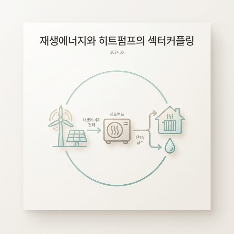 ai thumbnail minimal 재생에너지와 히트펌프의 섹터커플링 1787412052