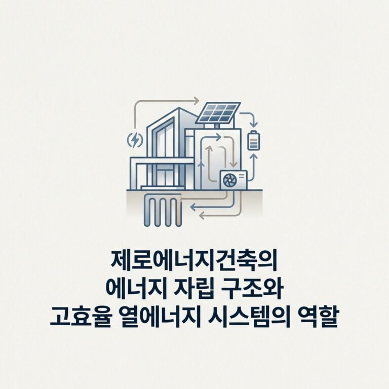 ai thumbnail minimal 제로에너지건축의 에너지 자립 구조와 고효율 열에너지 시스템의 역할 1787581874