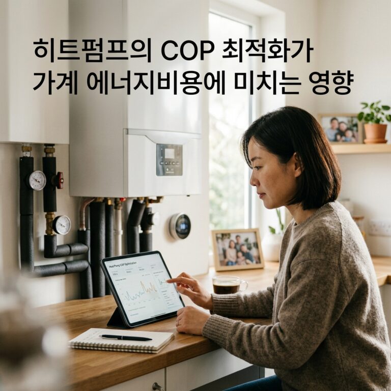 ai thumbnail photography 히트펌프의 COP 최적화가 가계 에너지비용에 미치는 영향 1787411813