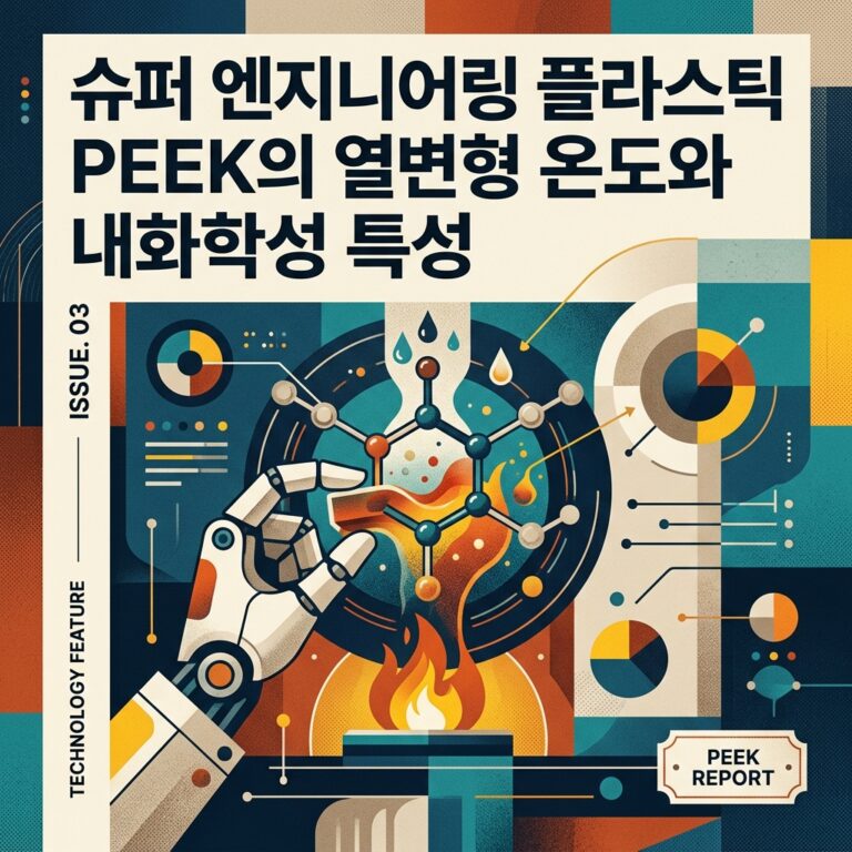 ai thumbnail poster 슈퍼 엔지니어링 플라스틱 PEEK의 열변형 온도와 내화학성 특성 1786775710