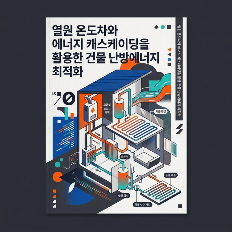 ai thumbnail poster 열원 온도차와 에너지 캐스케이딩을 활용한 건물 난방에너지 최적화 1787925441