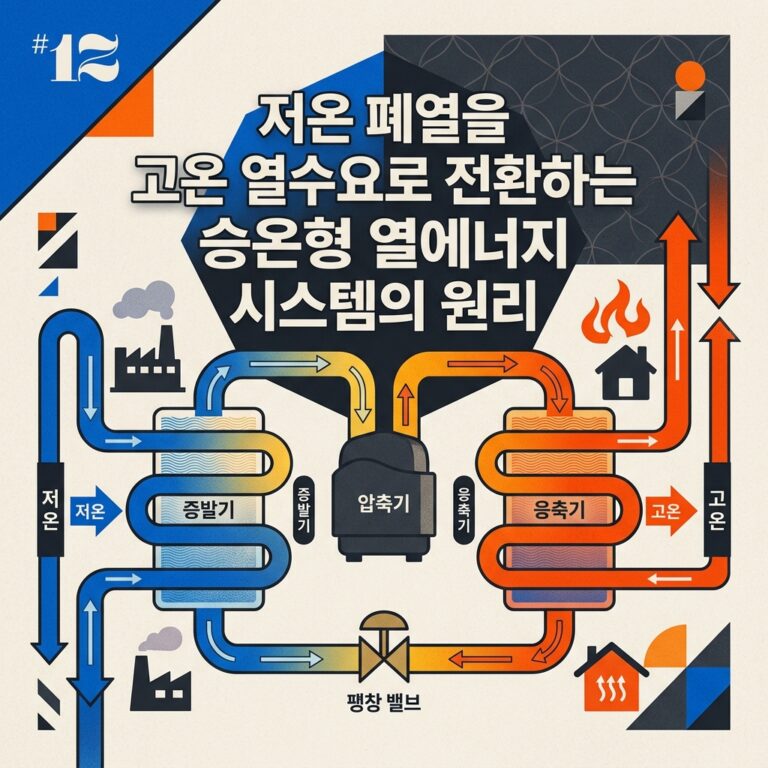 ai thumbnail poster 저온 폐열을 고온 열수요로 전환하는 승온형 열에너지 시스템의 원리 1787925177