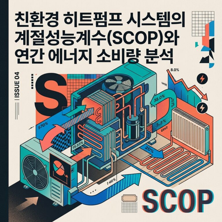 ai thumbnail poster 친환경 히트펌프 시스템의 계절성능계수SCOP와 연간 에너지 소비량 분석 1787495358