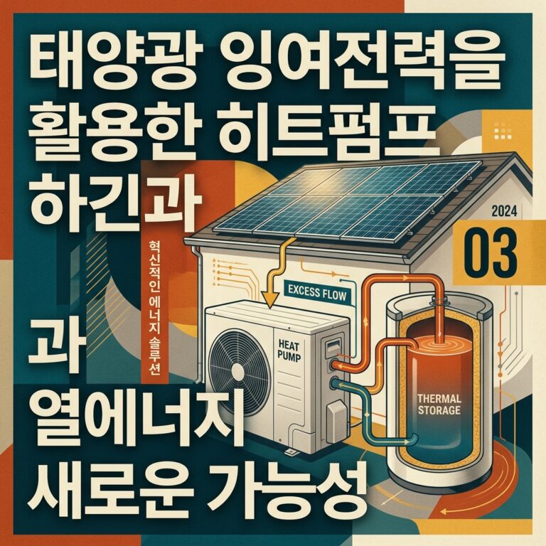 ai thumbnail poster 태양광 잉여전력을 활용한 히트펌프 운전과 열에너지 저장의 새로운 가능성 1787057495