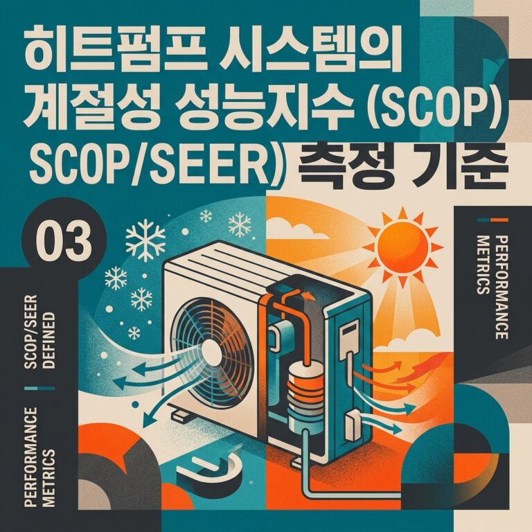 ai thumbnail poster 히트펌프 시스템의 계절성 성능지수SCOPSEER 측정 기준 1786772165