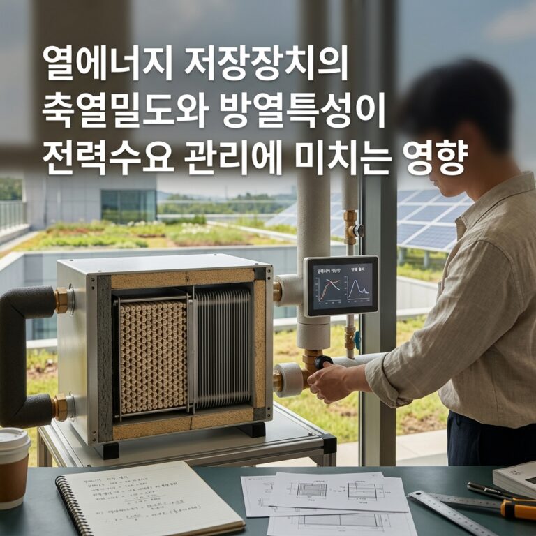 ai thumbnail photography 열에너지 저장장치의 축열밀도와 방열특성이 전력수요 관리에 미치는 영향 1788271768