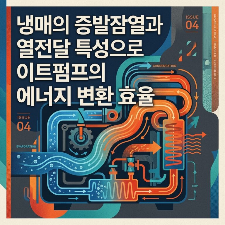 ai thumbnail poster 냉매의 증발잠열과 열전달 특성으로 이해하는 히트펌프의 에너지 변환 효율 1788271375