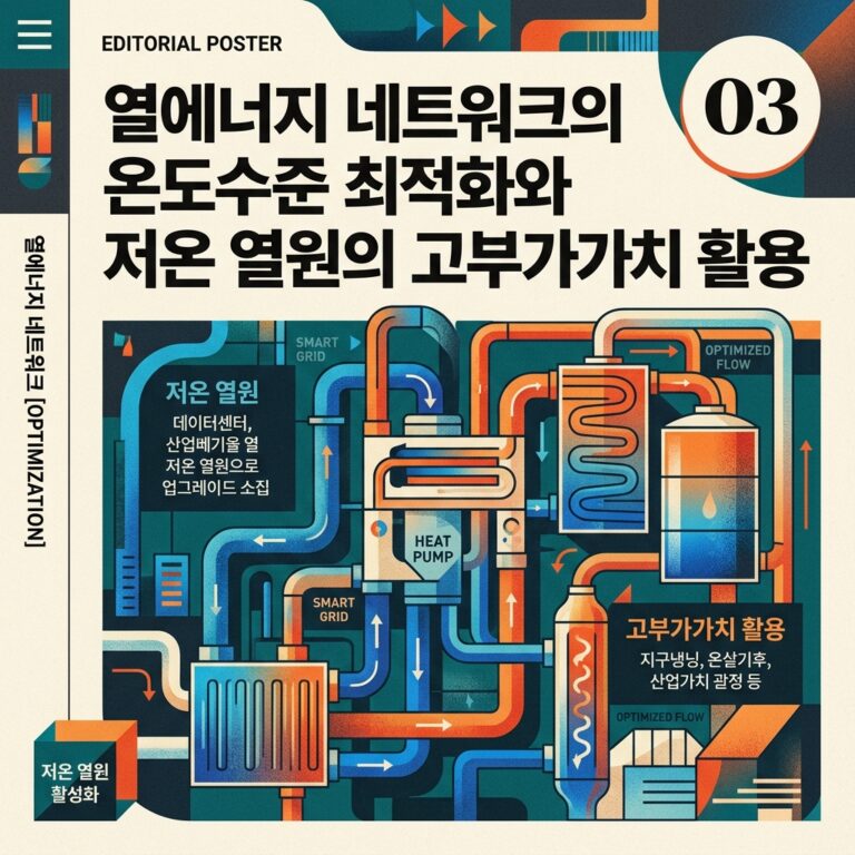 ai thumbnail poster 열에너지 네트워크의 온도수준 최적화와 저온 열원의 고부가가치 활용 1788874204